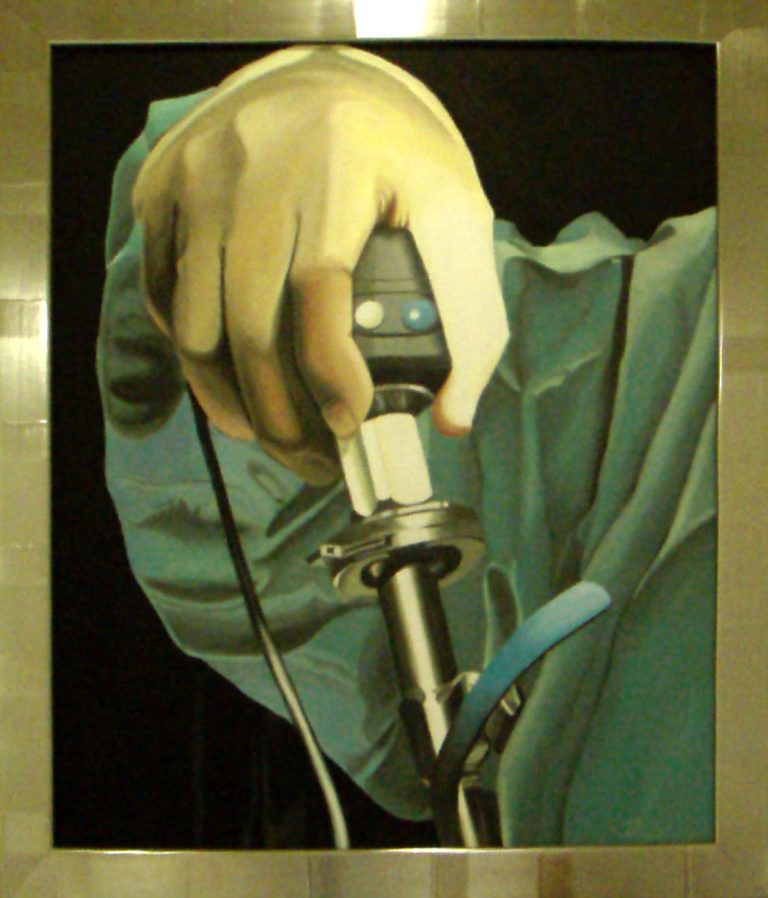 Surgical Artwork Commissioned by Sir. Ara Darzi at St. Mary’s Hospital, Paddington, as a series of oil paintings and a wall mural for the Academic Surgical Department.