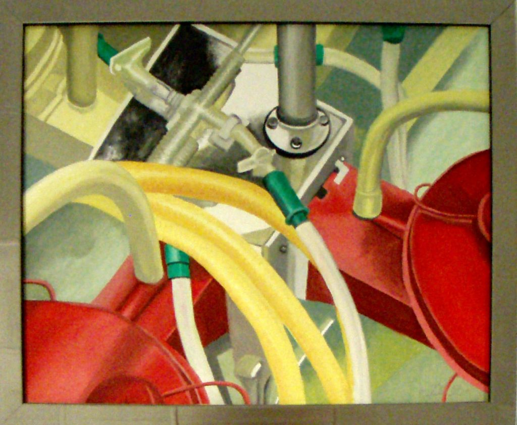 Surgical Artwork Commissioned by Sir. Ara Darzi at St. Mary’s Hospital, Paddington, as a series of oil paintings and a wall mural for the Academic Surgical Department.